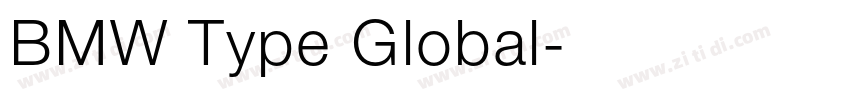 BMW Type Global字体转换